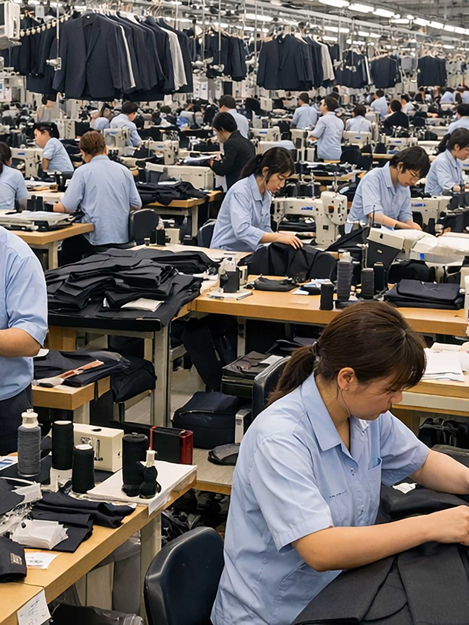 量産型オーダースーツ工場